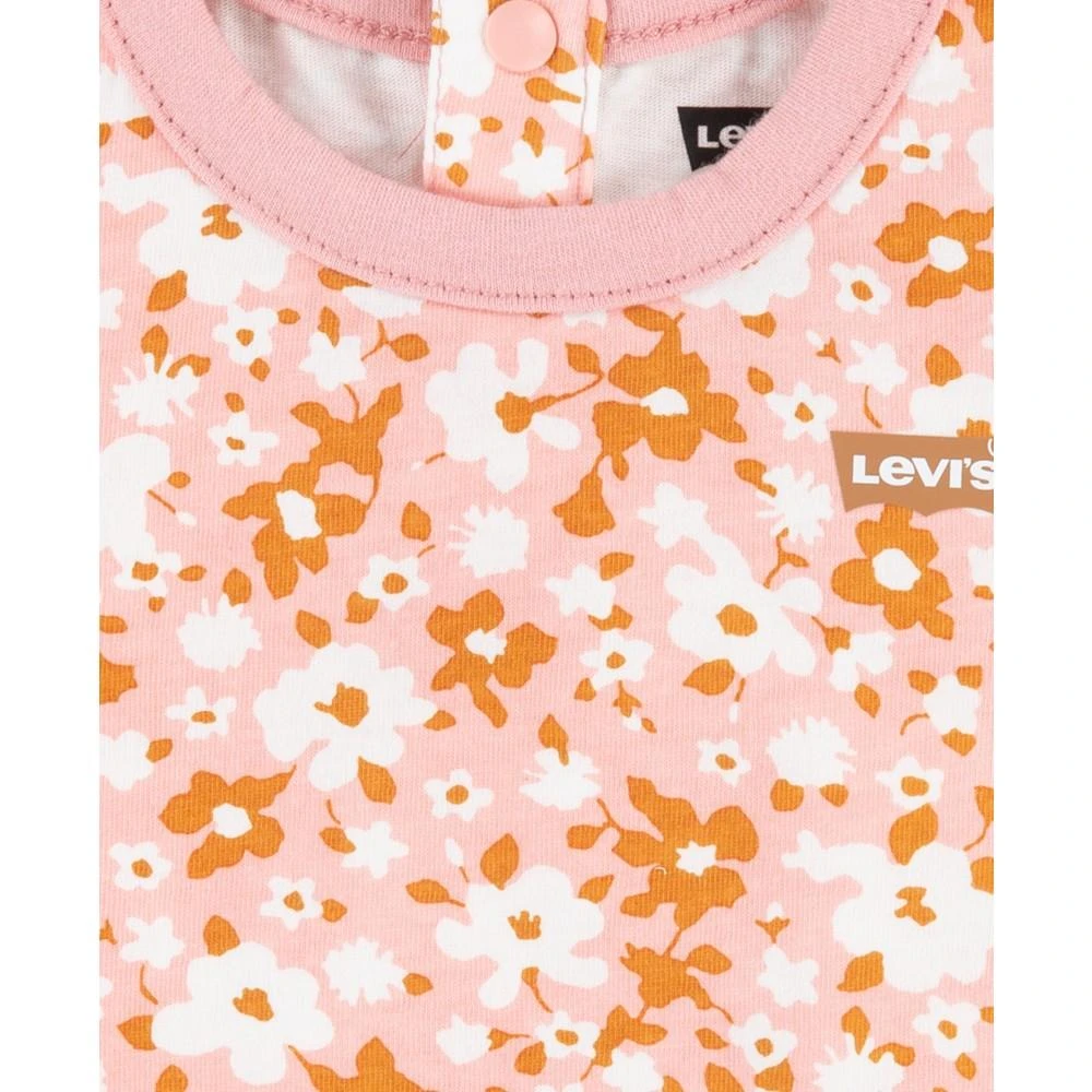 商品Levi's|Baby Girls Stripe Rompers, Pack of 2,价格¥167,第5张图片详细描述