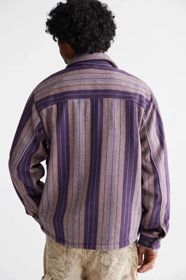 商品BDG|BDG Mason Blanket Stripe Overshirt,价格¥113,第4张图片详细描述