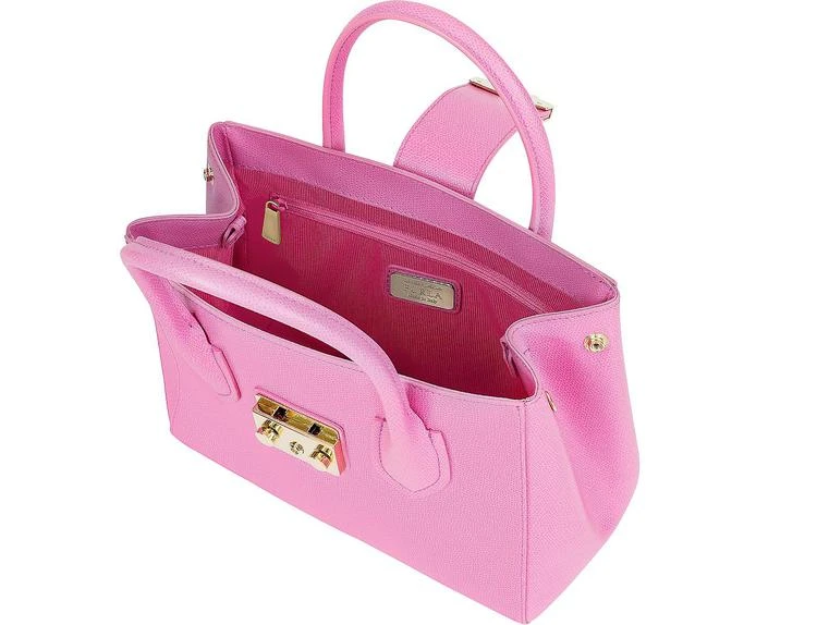 商品Furla|Furla 芙拉 兰花色皮革Metropolis小号手提包,价格¥1438,第4张图片详细描述