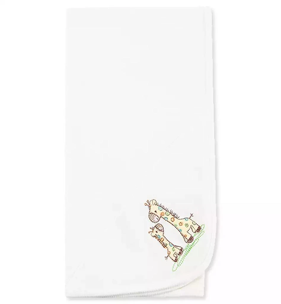 商品Little Me|Baby Boys and Girls Giraffe Receiving Blanket,价格¥96,第4张图片详细描述