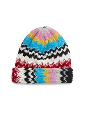 Zigzag Wool Blend Beanie商品第1张图片规格展示