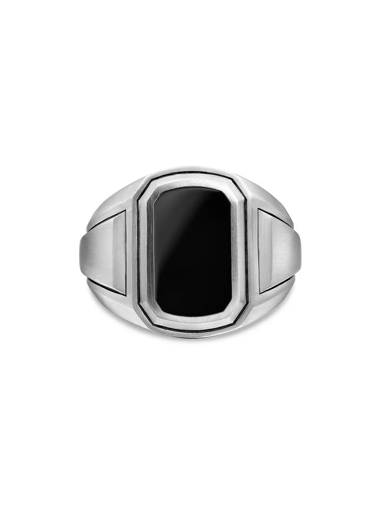商品David Yurman|Deco Signet Ring in Sterling Silver,价格¥4115,第3张图片详细描述