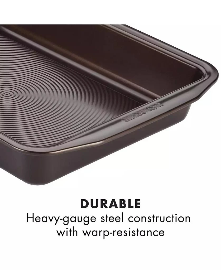 商品Circulon|Symmetry Nonstick Chocolate Brown 10" x 15" Cookie Pan,价格¥194,第5张图片详细描述