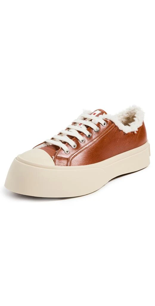 商品Marni|Marni Lace Pablo Shearling Sneakers,价格¥2991,第1张图片