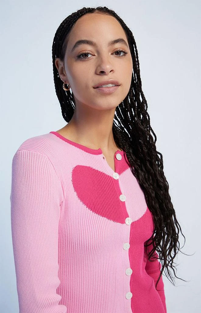 商品Daisy Street|Pink Ribbed Knit Sweater Dress,价格¥243,第2张图片详细描述