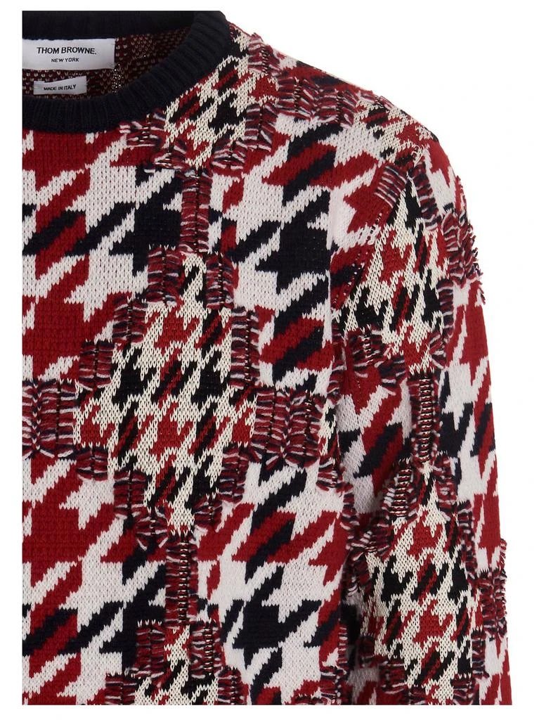 商品Thom Browne|Thom Browne Houndstooth Intarsia Jumper,价格¥4826,第3张图片详细描述