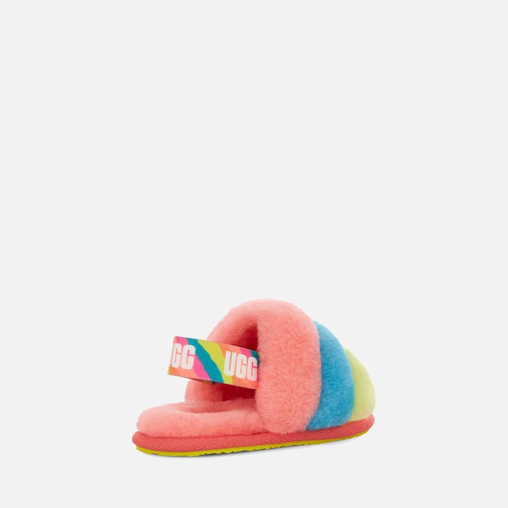 商品UGG|UGG TODDLERS' FLUFF YEAH SLIDE SLIPPERS - PEACH BLISS,价格¥294,第2张图片详细描述