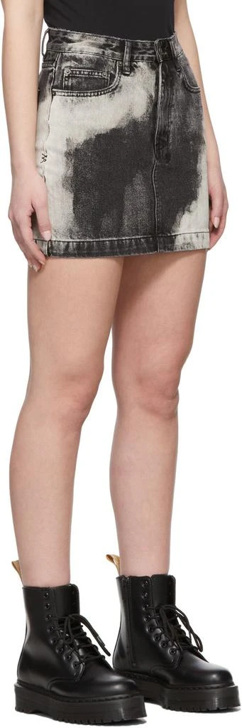 商品Ksubi|Grey & Black Super X Mini Skirt,价格¥780,第2张图片详细描述