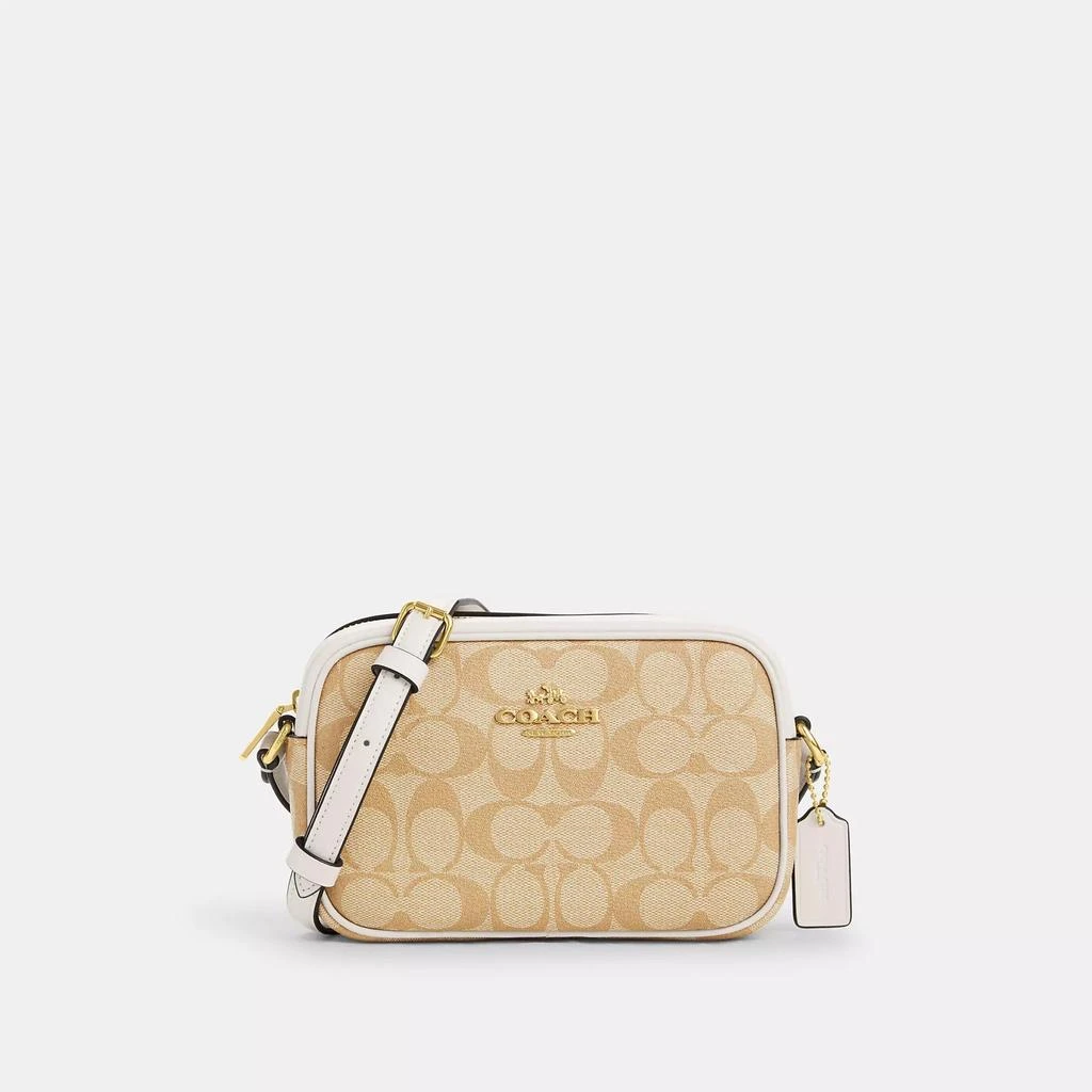 商品 Coach Outlet Mini Jamie Camera Bag In Signature Canvas 图