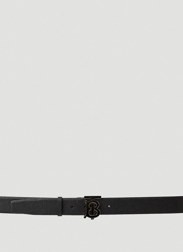商品Burberry|Reversible TB Monogram Belt in Black,价格¥3528,第1张图片