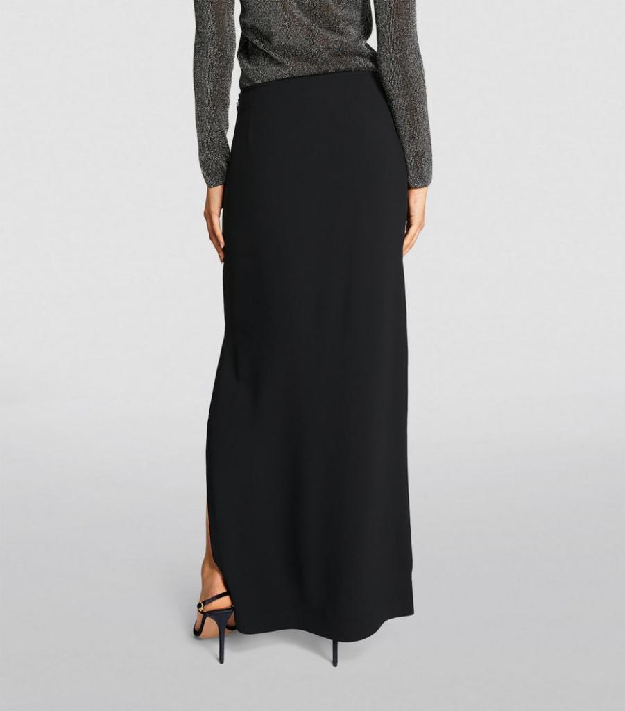 商品St. John|Satin Crepe Maxi Skirt,价格¥4897,第6张图片详细描述