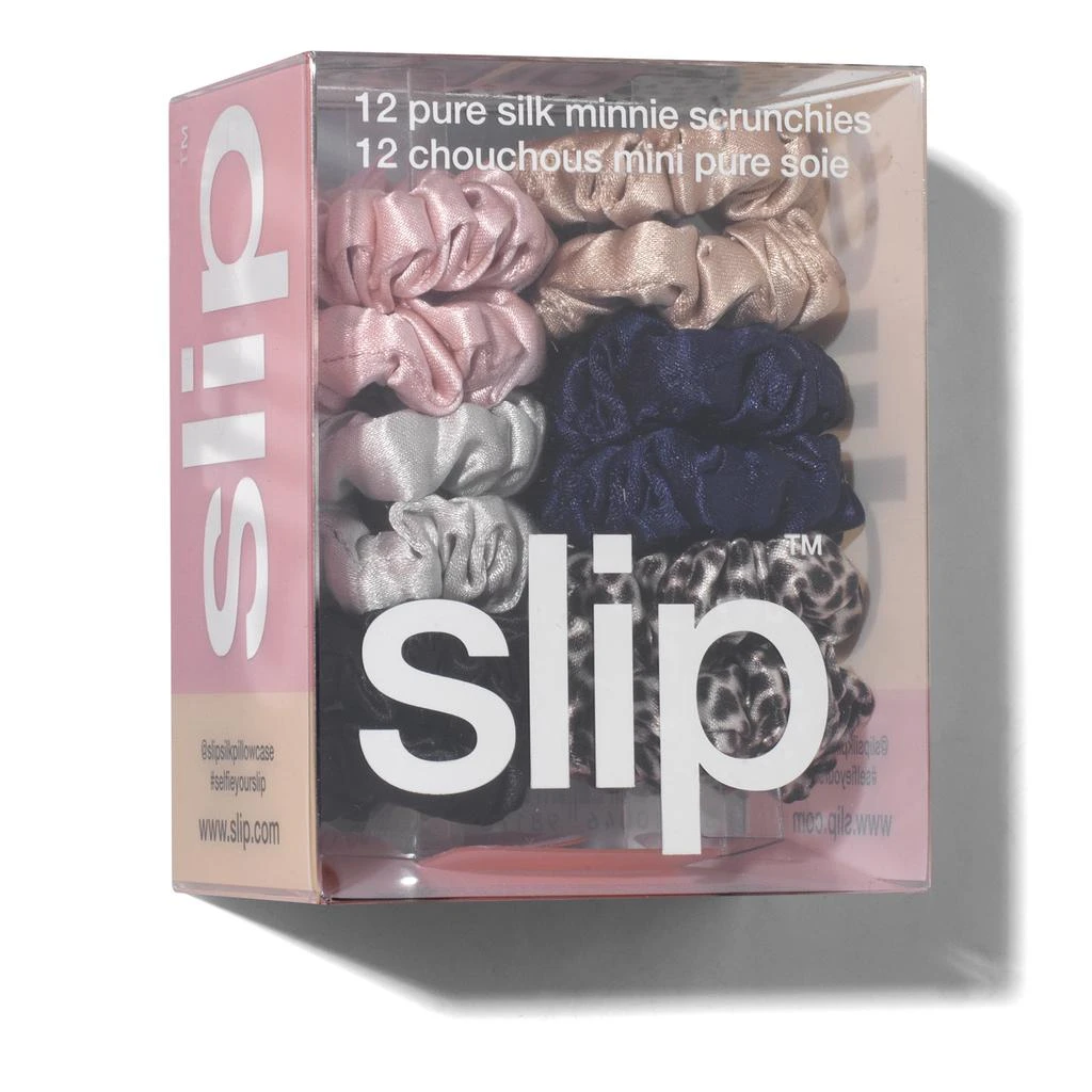 商品Slip|Slip Pure Silk Minnie Scrunchies,价格¥374,第1张图片