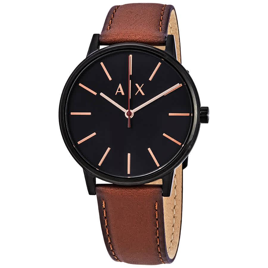 Armani Exchange Cayde Black Dial Mens Watch AX2706商品第1张图片规格展示