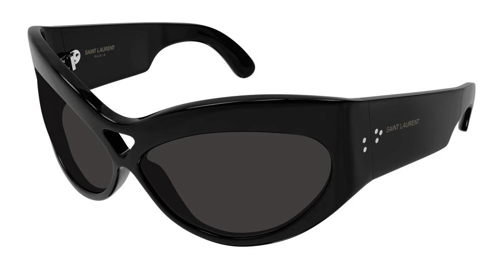 商品Yves Saint Laurent|Black Cat Eye Ladies Sunglasses SL 73 001 67,价格¥1241,第1张图片