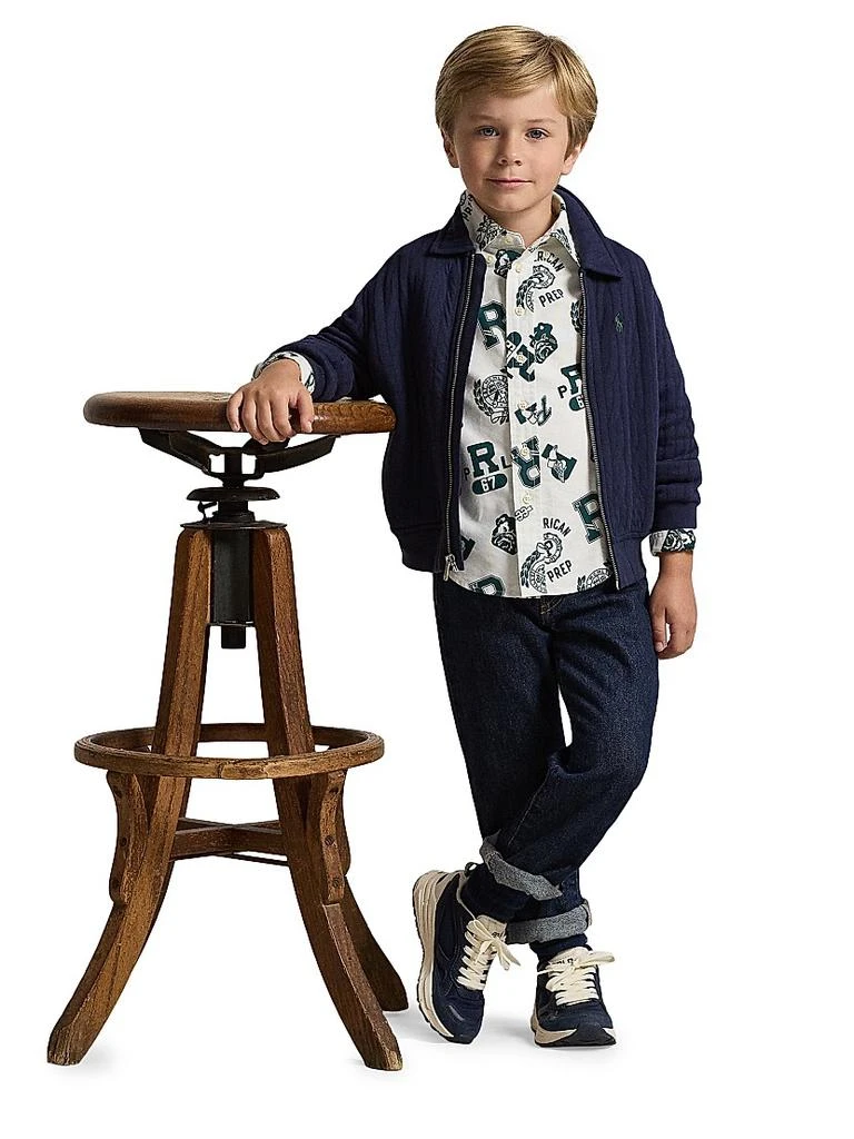商品Ralph Lauren|Little Boy's & Boy's Cable-Knit Jacket,价格¥410,第5张图片详细描述