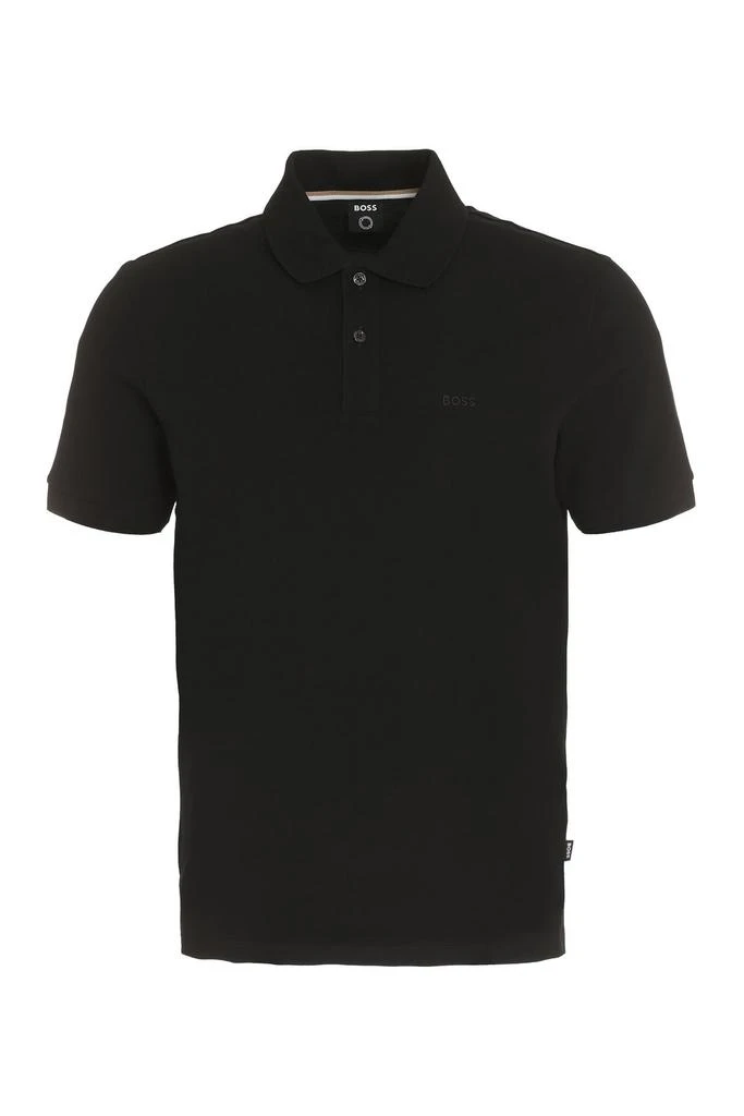 商品Hugo Boss|Boss Hugo Boss Logo Embroidered Regular-Fit Polo Shirt,价格¥678,第1张图片