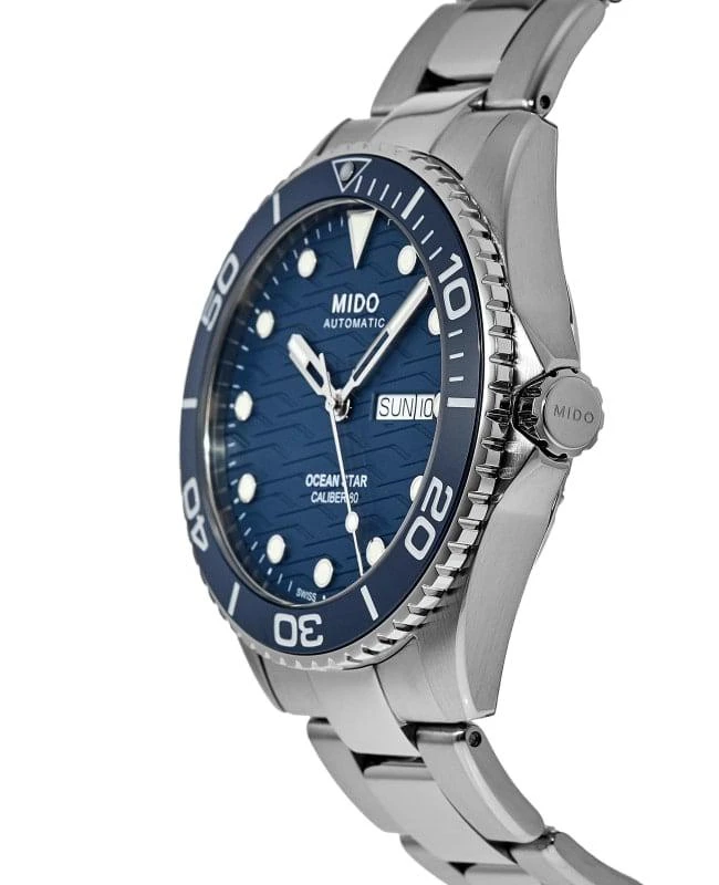 商品MIDO|Mido Ocean Star 200 C Automatic Blue Dial Steel Men's Watch M042.430.11.041.00,价格¥6296,第2张图片详细描述