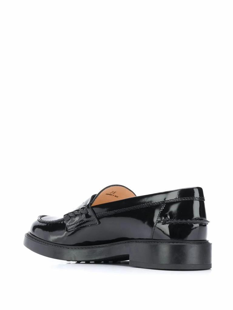 商品Tod's|Tod's Women's  Black Leather Loafers,价格¥3829,第5张图片详细描述
