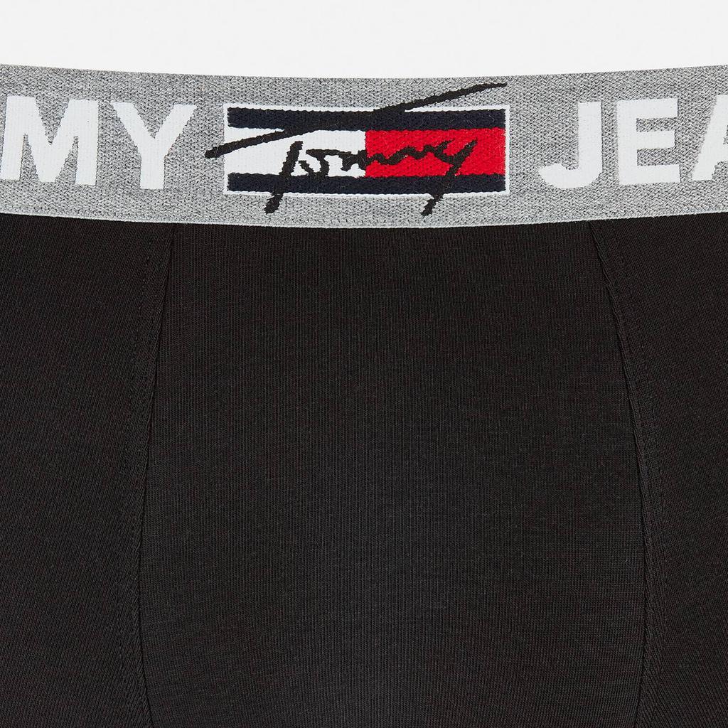 Tommy Jeans Men's Waistband Flag Boxer Briefs - Black商品第3张图片规格展示