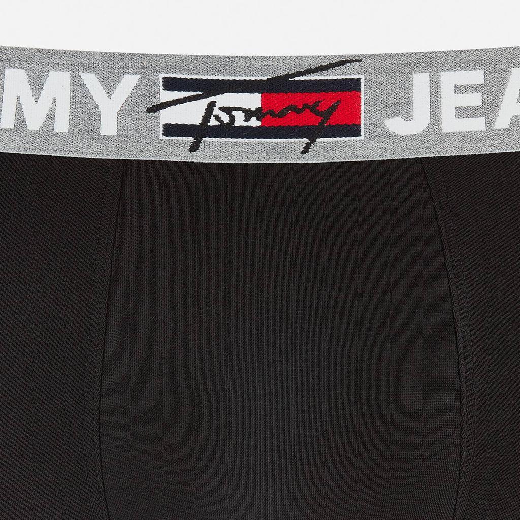 商品Tommy Hilfiger|Tommy Jeans Men's Waistband Flag Boxer Briefs - Black,价格¥84,第5张图片详细描述