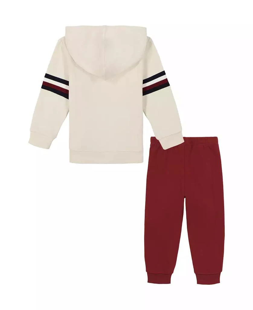 商品Tommy Hilfiger|Baby Boy 1/4-Zip Fleece Monogram Hoodie Joggers, 2-Piece Set,价格¥207,第2张图片详细描述