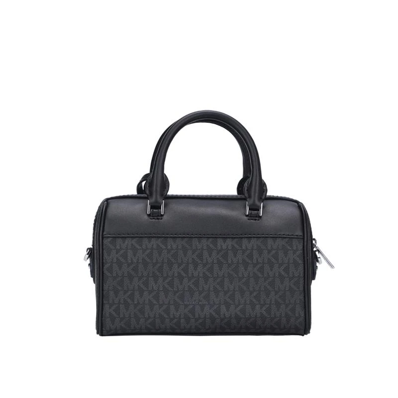 Michael Kors 奥莱款 TRAVEL超小号PVC老花配皮手提斜挎包 35S2STFC0B BLACK 商品