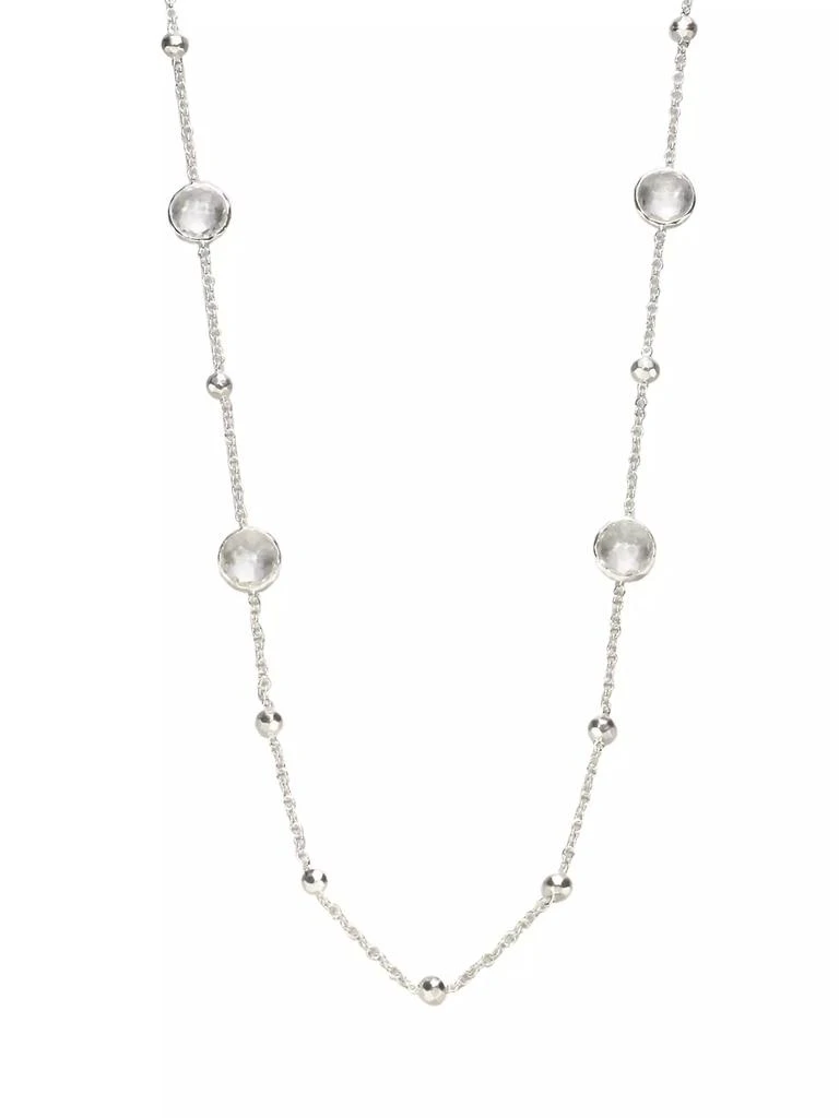 商品Ippolita|Lollipop Sterling Silver & Clear Quartz Ball and Stone Multi-Station Necklace,价格¥5203,第1张图片