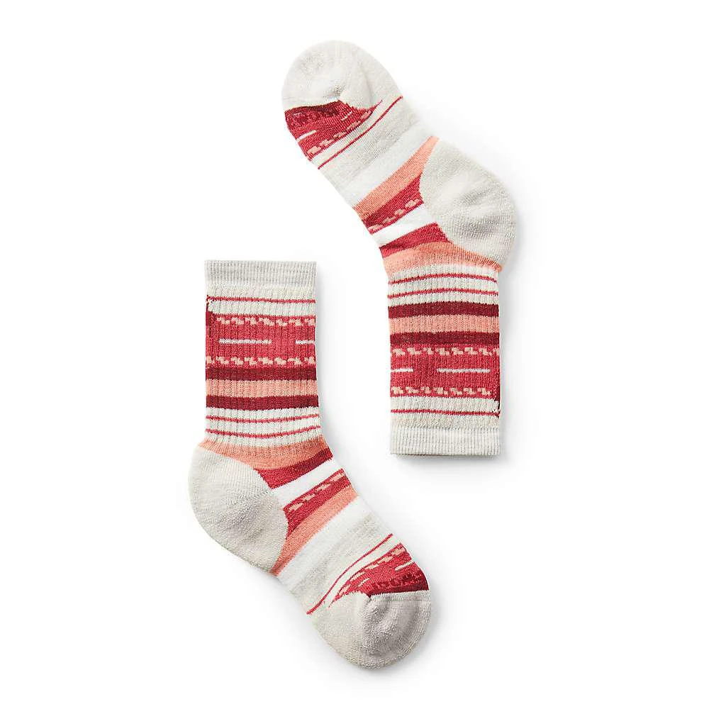 商品SmartWool|Kids' Hike Full Cushion Margarita Crew Sock,价格¥64,第1张图片