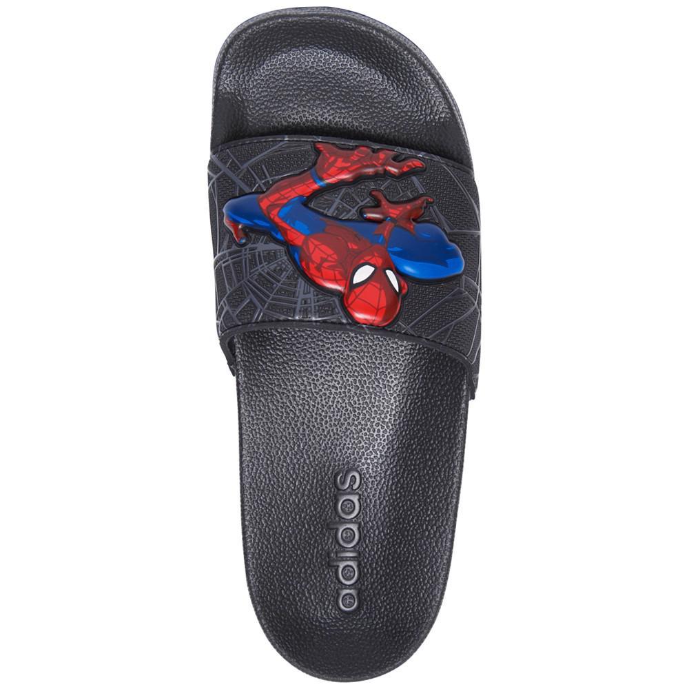 商品Adidas|Little Boys Spider-Man Adilette Shower Slide Sandals from Finish Line,价格¥148,第7张图片详细描述