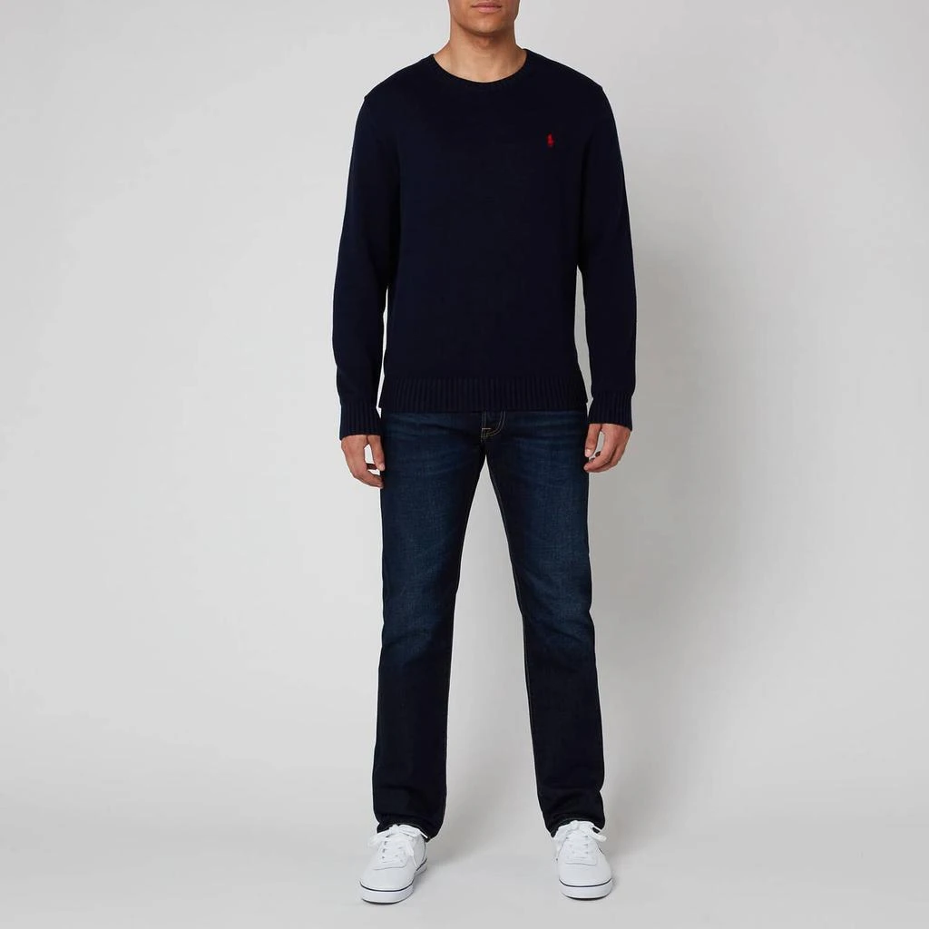 商品Ralph Lauren|Polo Ralph Lauren Men's Classic Jumper - Hunter Navy,价格¥890,第3张图片详细描述