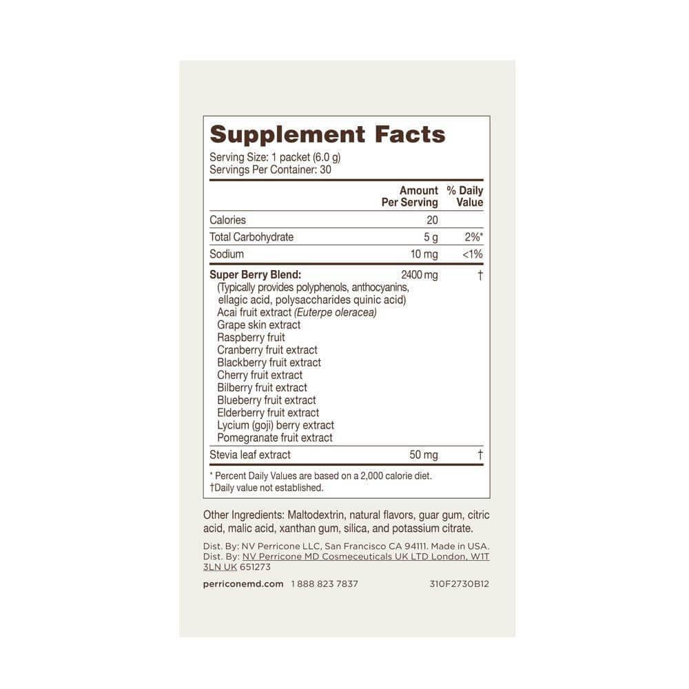 商品Perricone MD|巴西莓抗氧化膳食冲剂,价格¥561,第5张图片详细描述