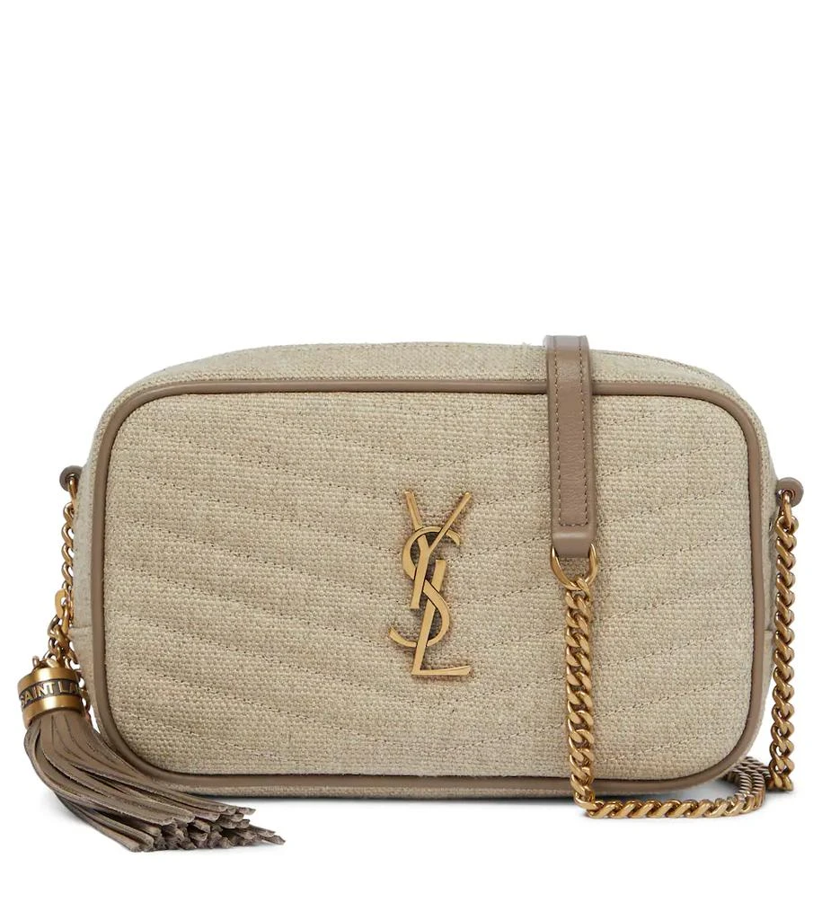 商品Yves Saint Laurent|Lou Camera Mini linen shoulder bag,价格¥9331,第1张图片