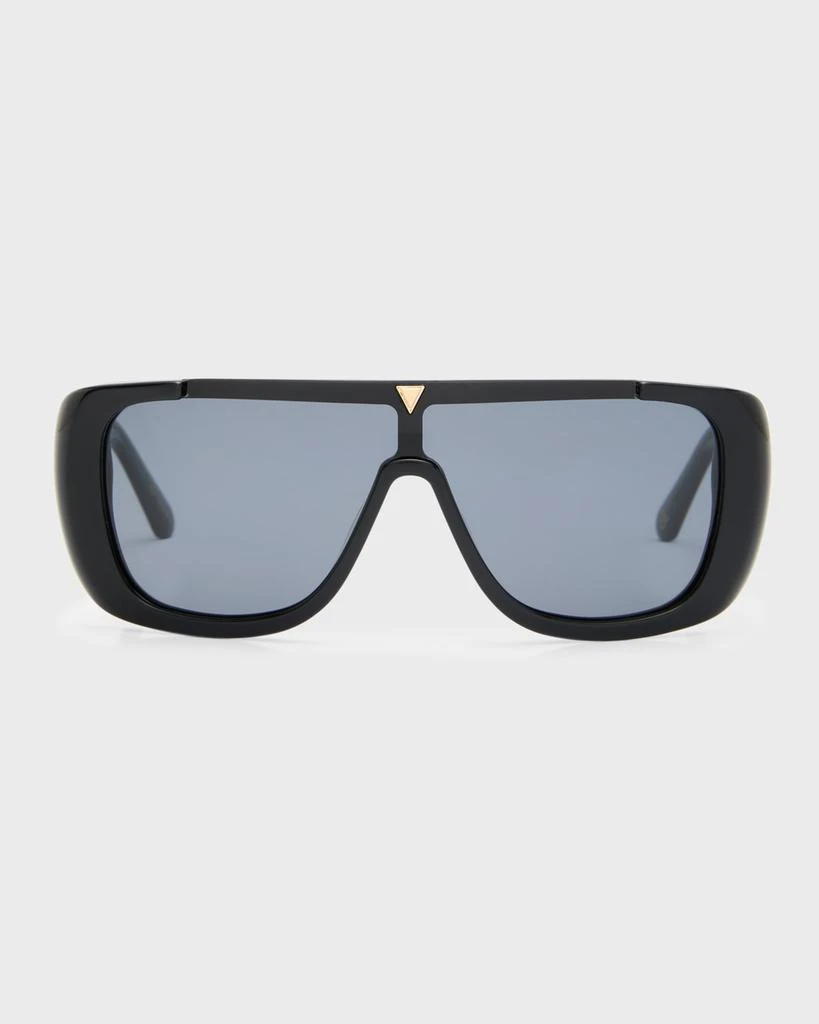 商品KAREN WALKER|Logo Acetate Shield Sunglasses,价格¥1863,第3张图片详细描述