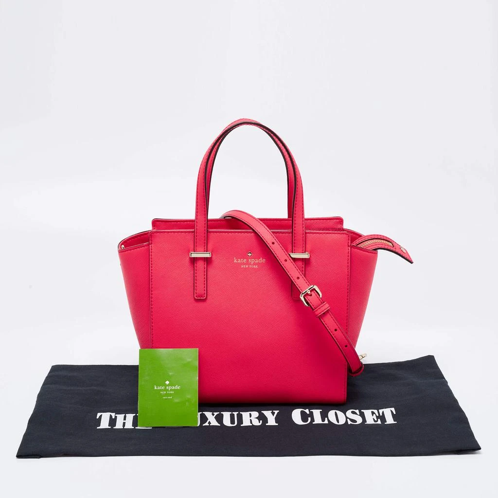 Kate Spade Coral Red Leather Cedar Street Hayden Tote 商品
