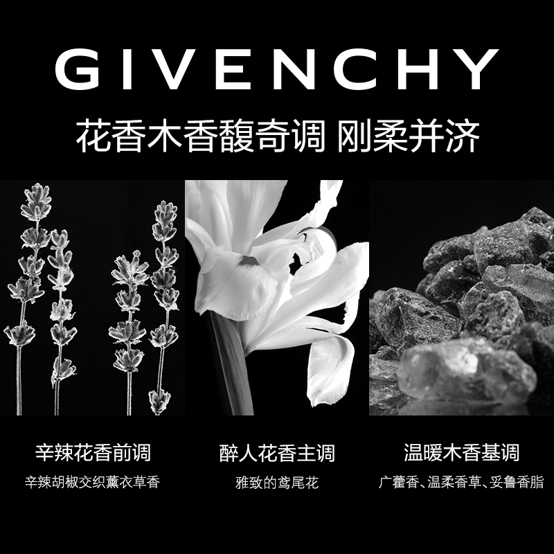 Givenchy纪梵希全新绅士男士浓香水EDP 100ml商品第3张图片规格展示