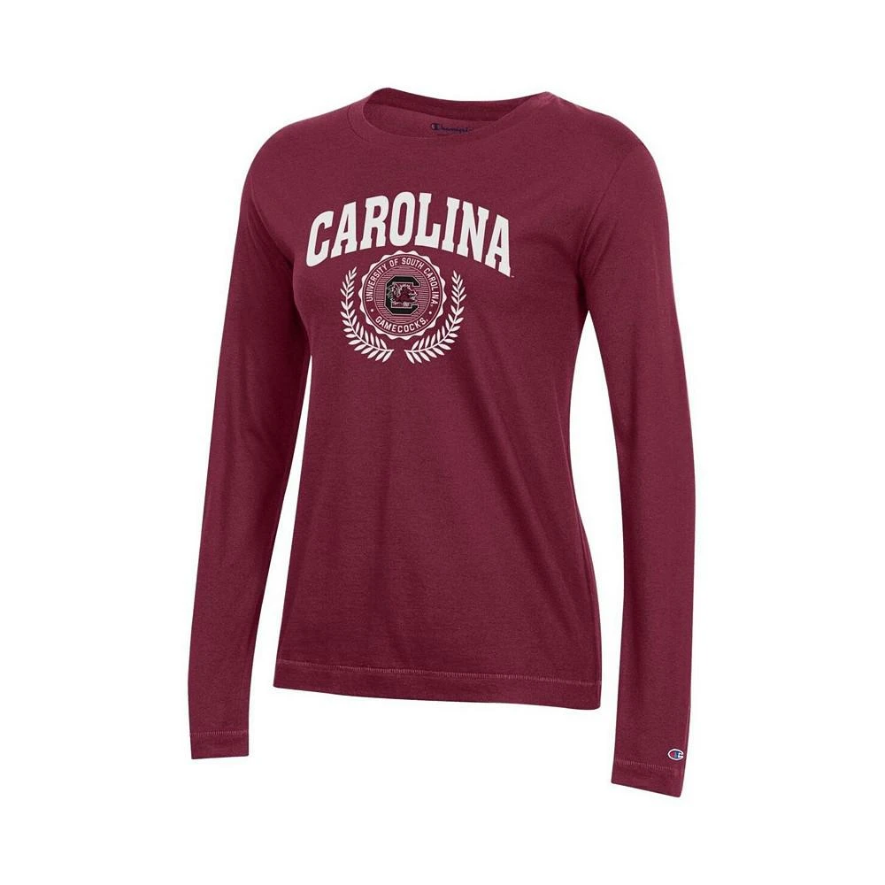 商品CHAMPION|Women's Garnet South Carolina Gamecocks University Laurels Long Sleeve T-shirt,价格¥295,第1张图片