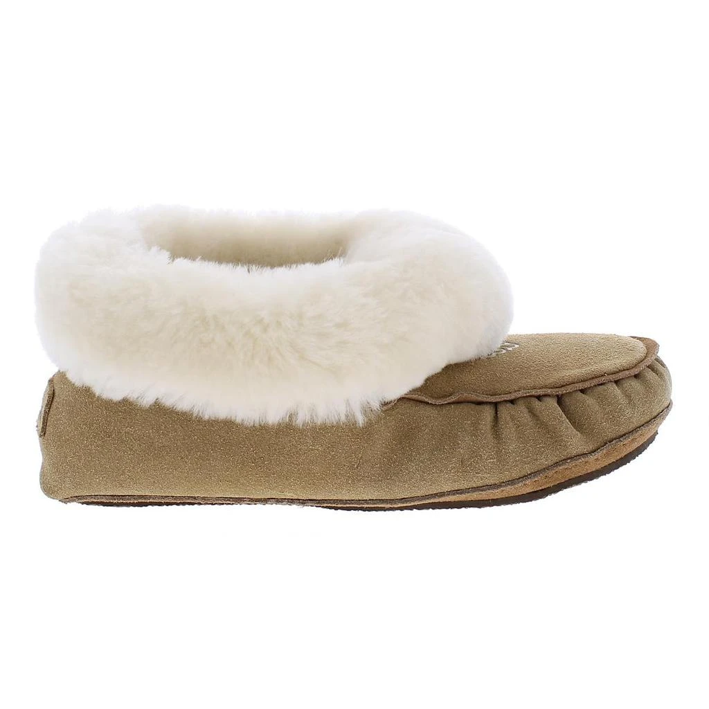 商品Superlamb|Superlamb Mens Navajo Suede Shearling Lined Moccasin Slippers,价格¥305,第3张图片详细描述