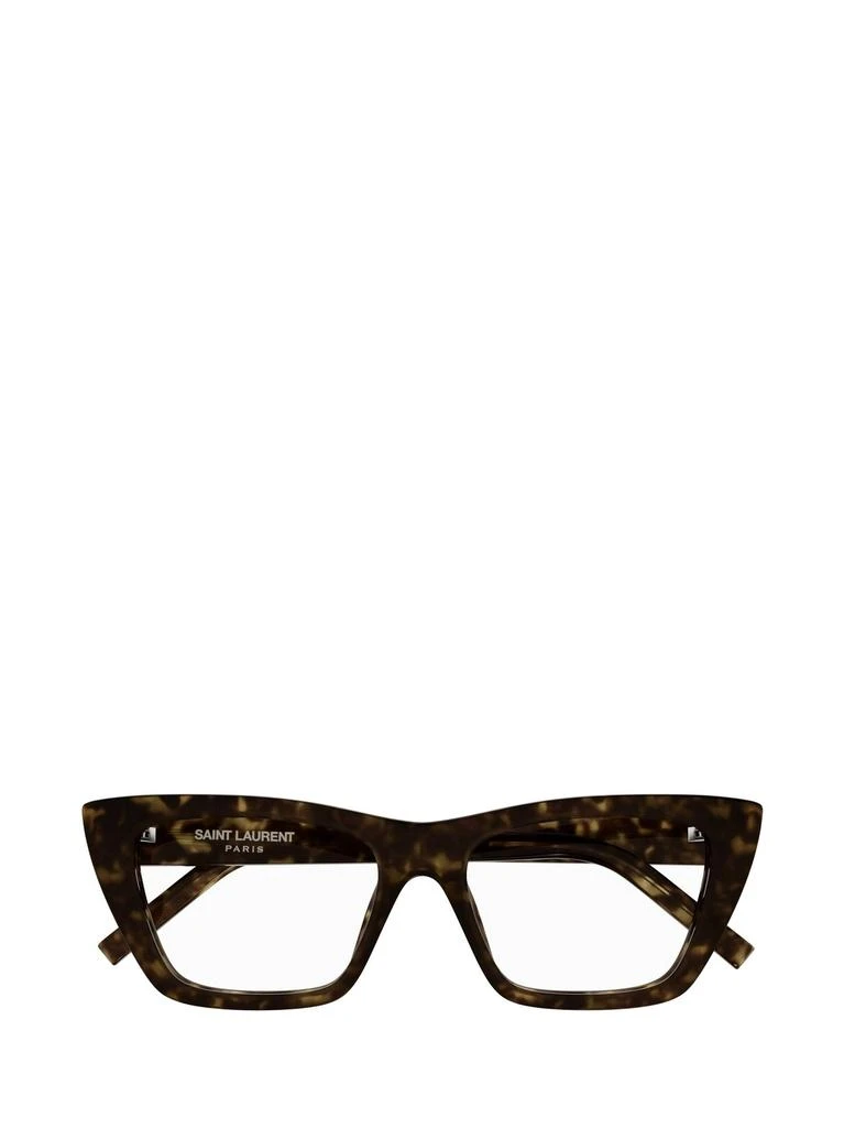 商品Yves Saint Laurent|Saint Laurent Eyewear Cat-Eye Frame Glasses,价格¥1719,第4张图片详细描述