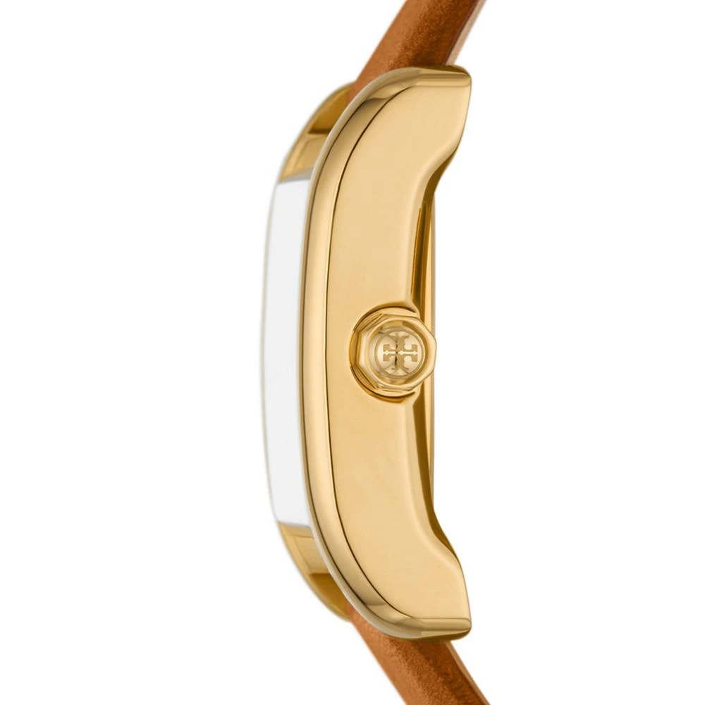 商品Tory Burch|Women's The Eleanor Luggage Leather Strap Watch 24mm,价格¥1574,第2张图片详细描述