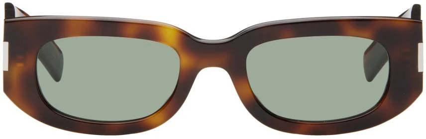 商品Yves Saint Laurent|Brown SL 697 Sunglasses,价格¥3725,第1张图片