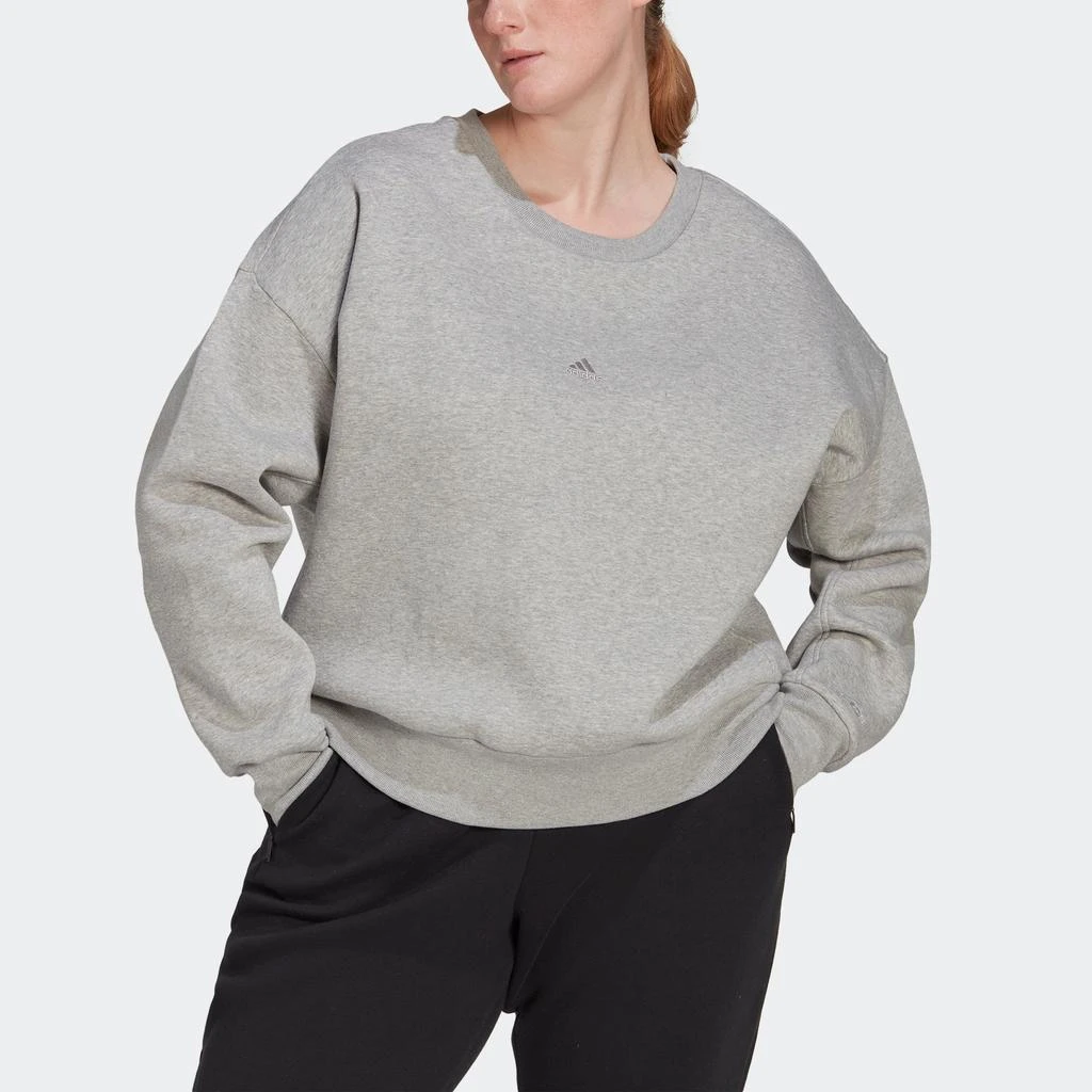 商品Adidas|Women's adidas ALL SZN Fleece Sweatshirt (Plus Size),价格¥195,第2张图片详细描述