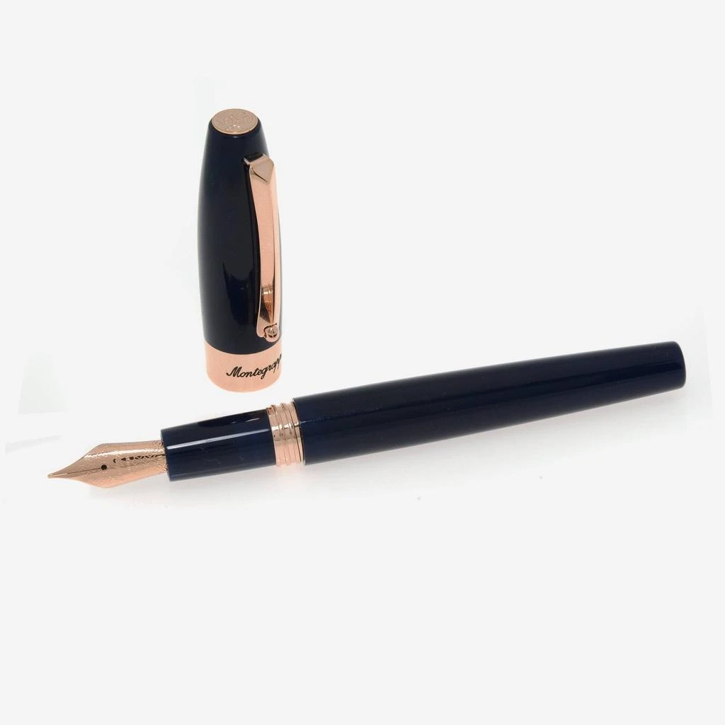 商品Montegrappa|Montegrappa Fortuna Blue Fountain Pen (M) ISFOR3RD,价格¥1267,第2张图片详细描述