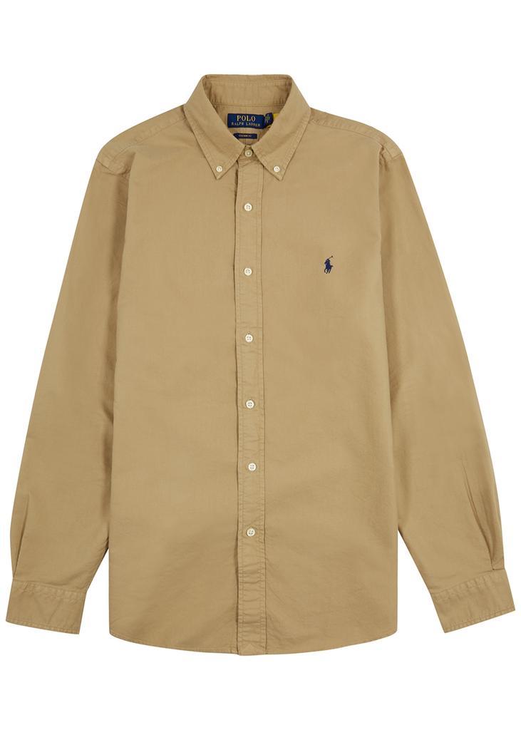 商品Ralph Lauren|Camel cotton Oxford shirt,价格¥1016,第1张图片