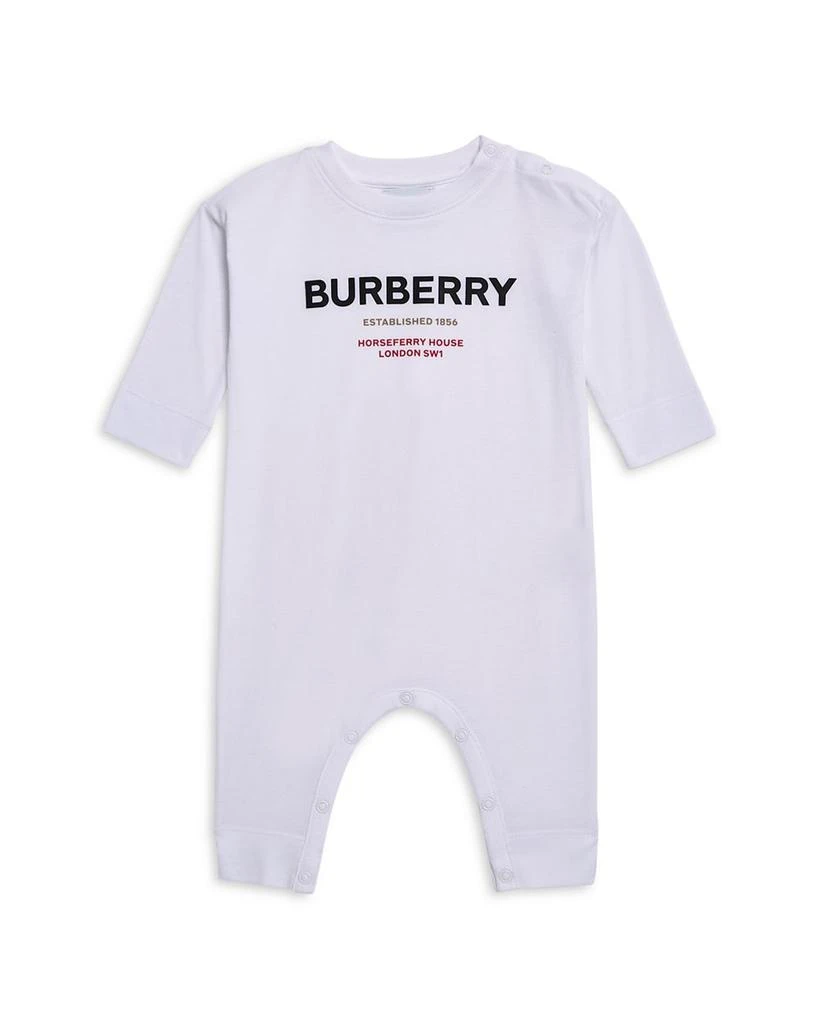 商品Burberry|Unisex Azari Logo Playsuit - Baby,价格¥1032,第1张图片详细描述