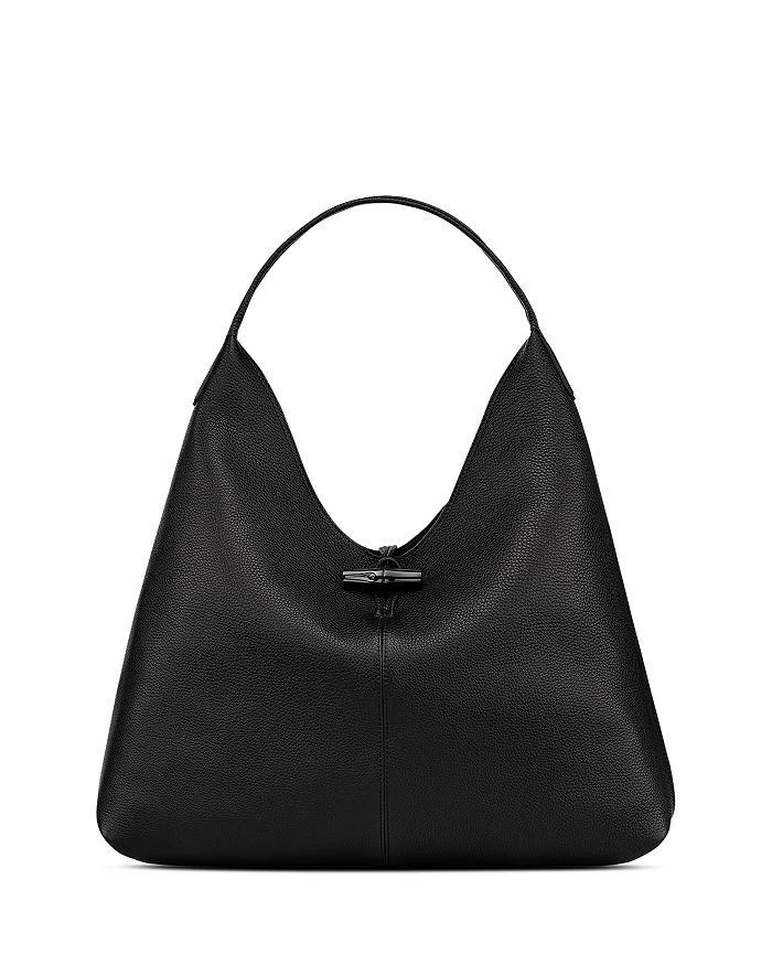 商品Longchamp|Roseau Essential Extra Large Leather Hobo Bag,价格¥4535,第1张图片