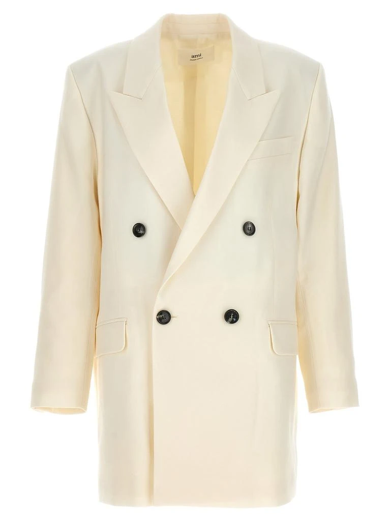 商品AMI|AMI Paris Double Breasted Tailored Blazer,价格¥3251,第1张图片