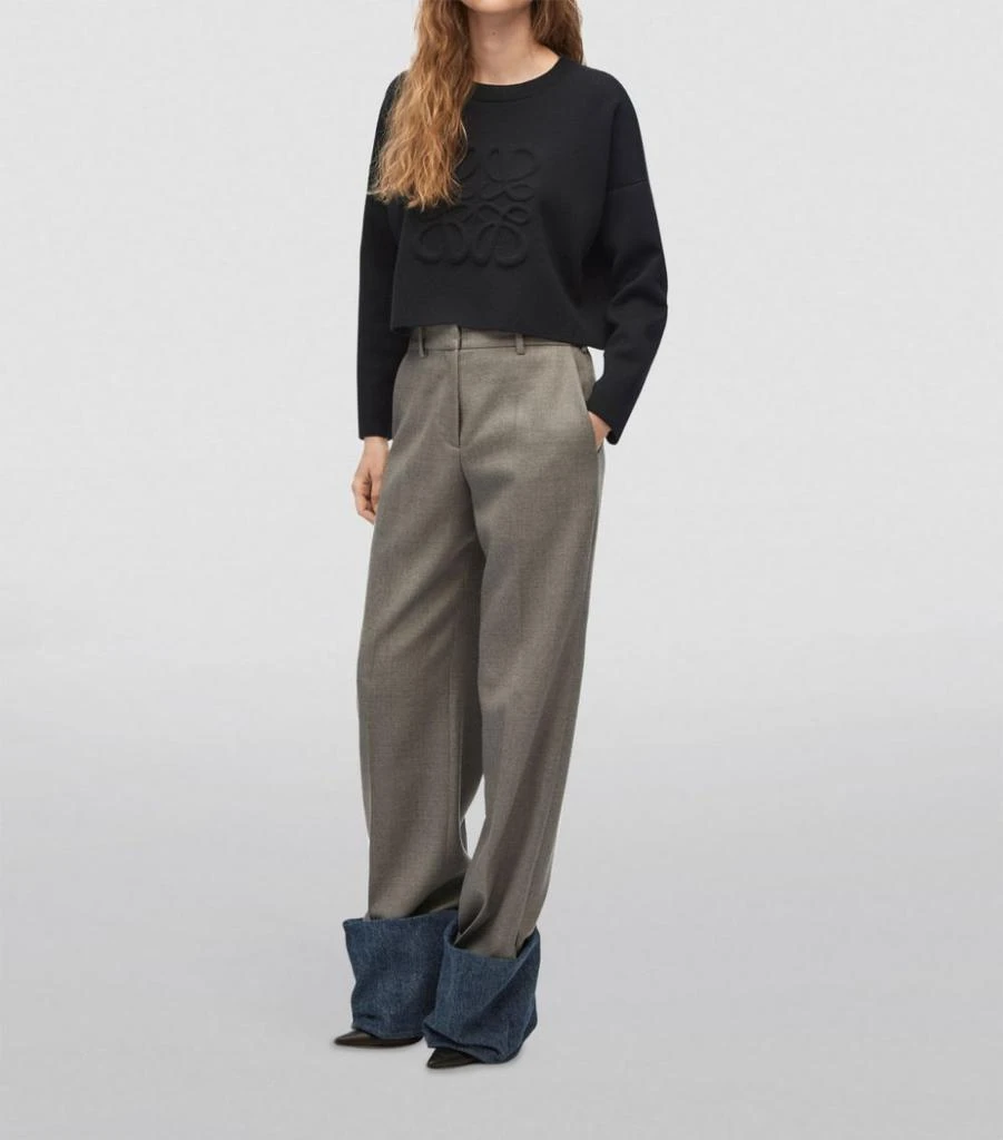 商品Loewe|Anagram Cropped Sweater,价格¥10680,第2张图片详细描述