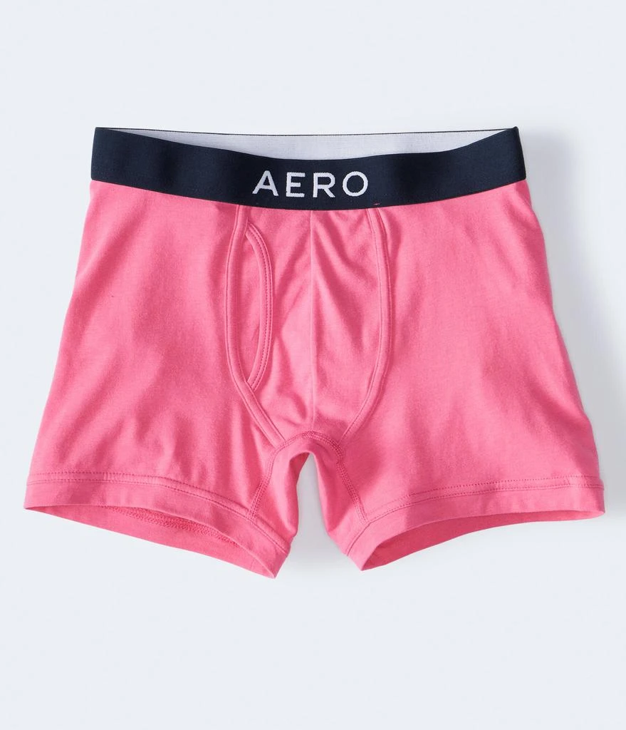 商品Aeropostale|Aeropostale Men's Solid Logo Knit Boxer Briefs,价格¥32,第3张图片详细描述