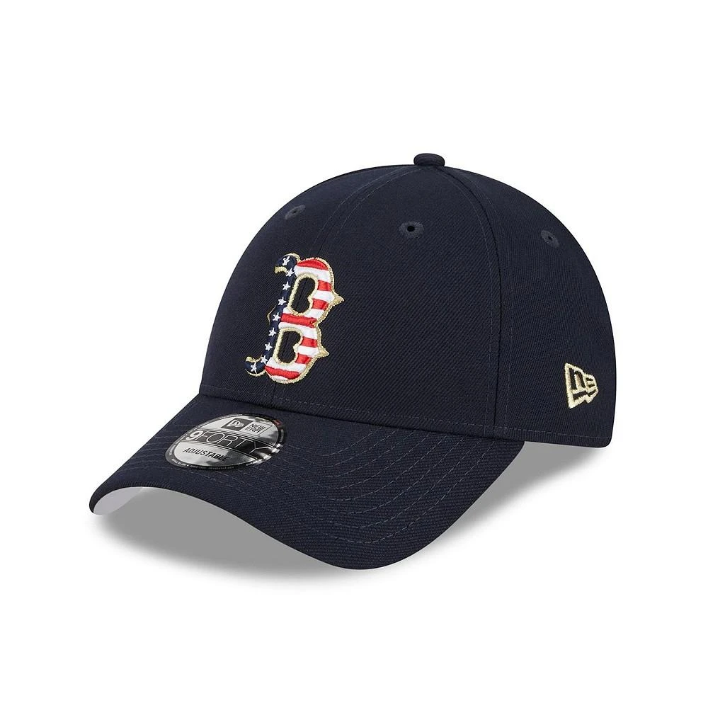 商品New Era|Men's Navy Boston Red Sox 2023 Fourth of July 9FORTY Adjustable Hat,价格¥280,第5张图片详细描述