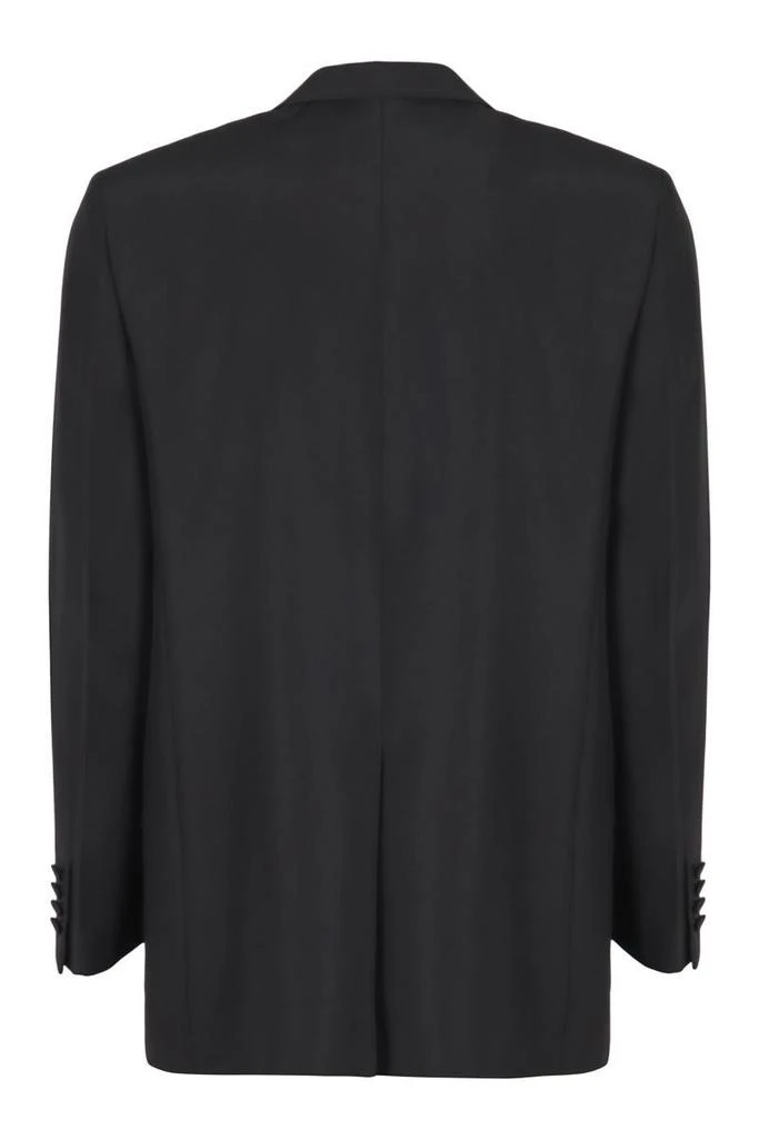 商品Gucci|Gucci Double-Breasted Jacket In Technical Panama,价格¥12830,第2张图片详细描述